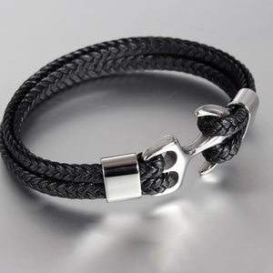 COOL Titanium Steel  Black Bracelet-Be Elegant-